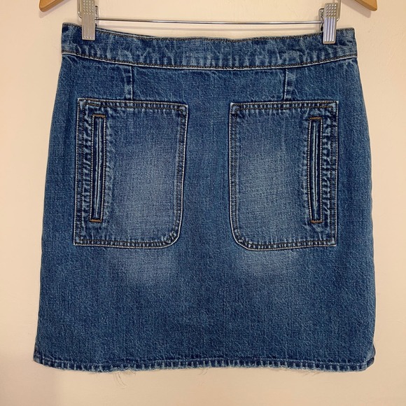 NWOT Zadig & Voltaire Denim Skirt Juny Bleu Size 40 / Large - Picture 2 of 5